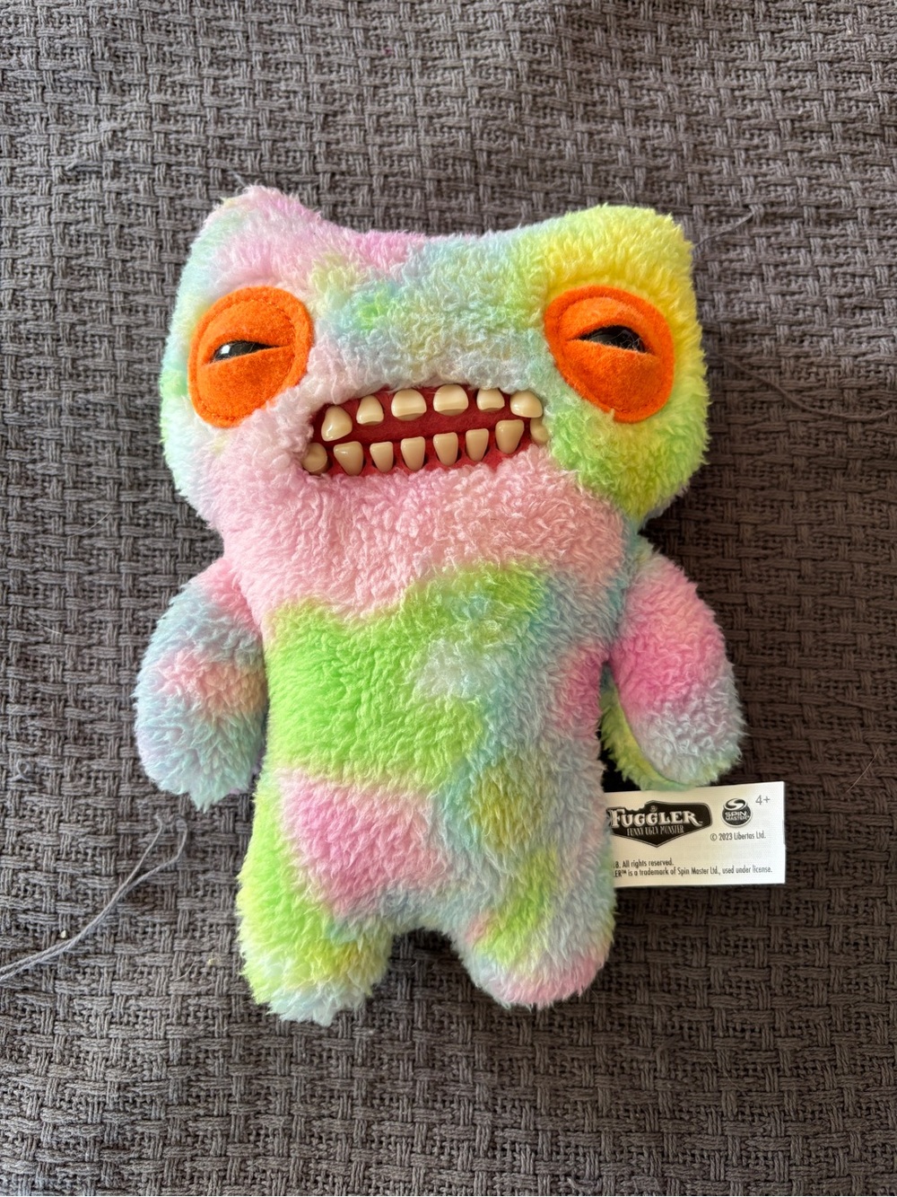 Fuggler Labrotory Misfits - Munch Munch Pastel Tie-dye Soft Monster 9” Plush
